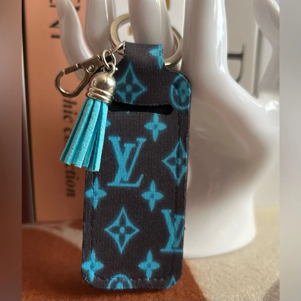 💙 For My Best Friend 💙 Stylish Fashion LV Chapstick Holder Keychain 💙